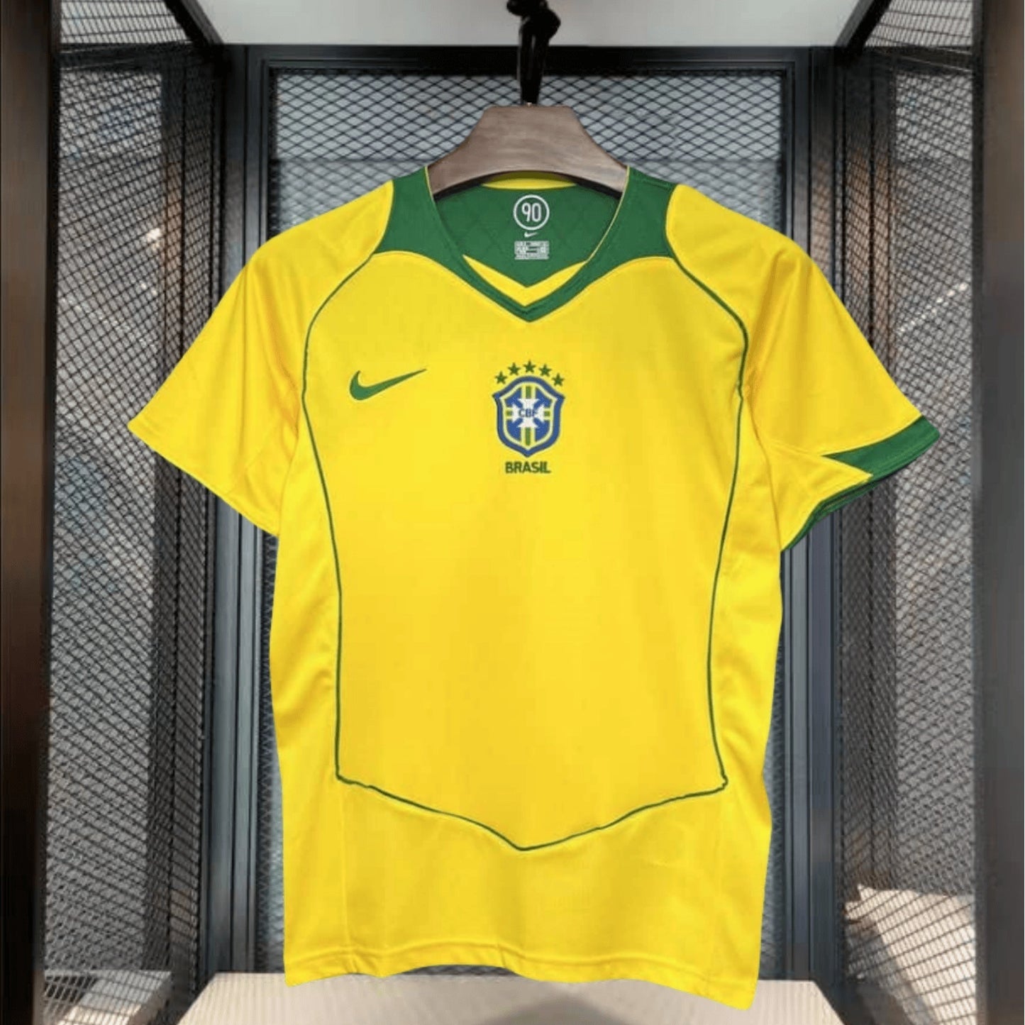 Brazil Jersey – 2004 Home Retro |Fan Version|