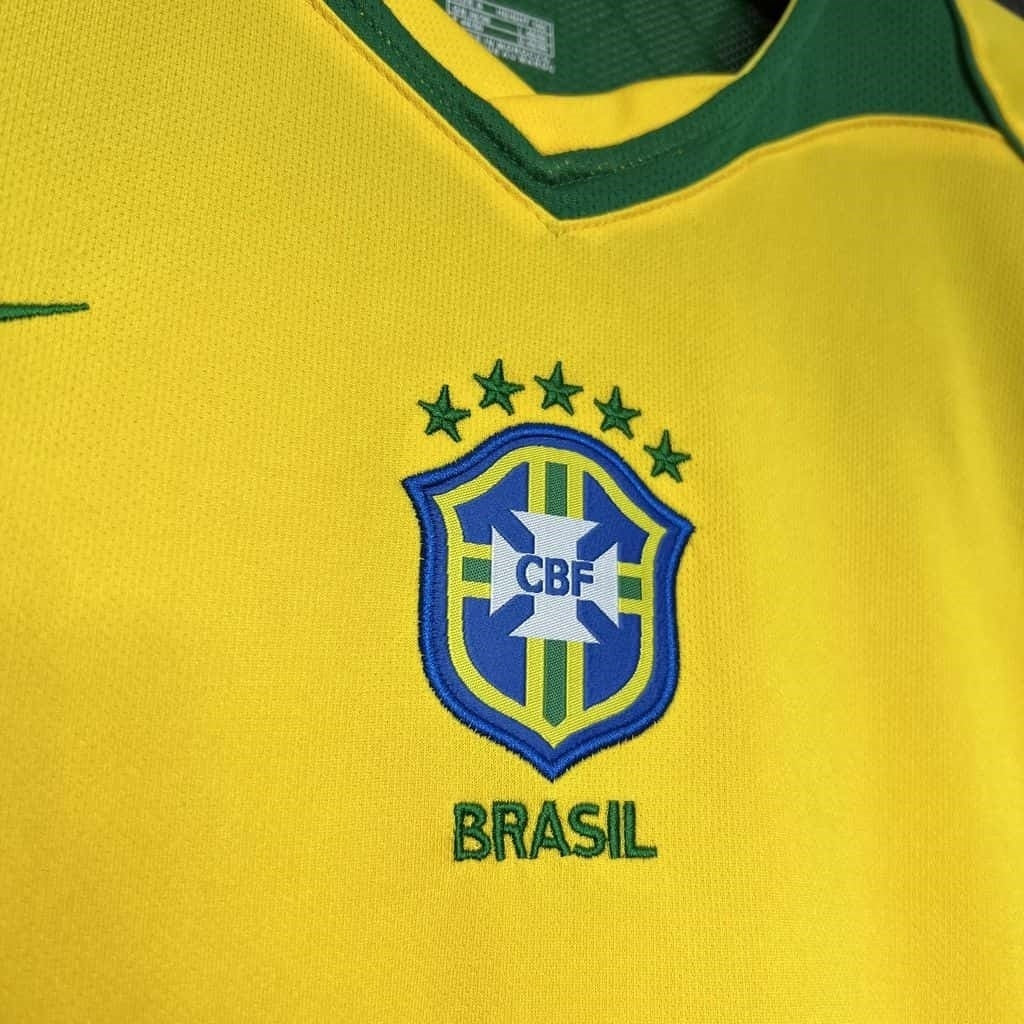 Brazil Jersey – 2004 Home Retro |Fan Version|
